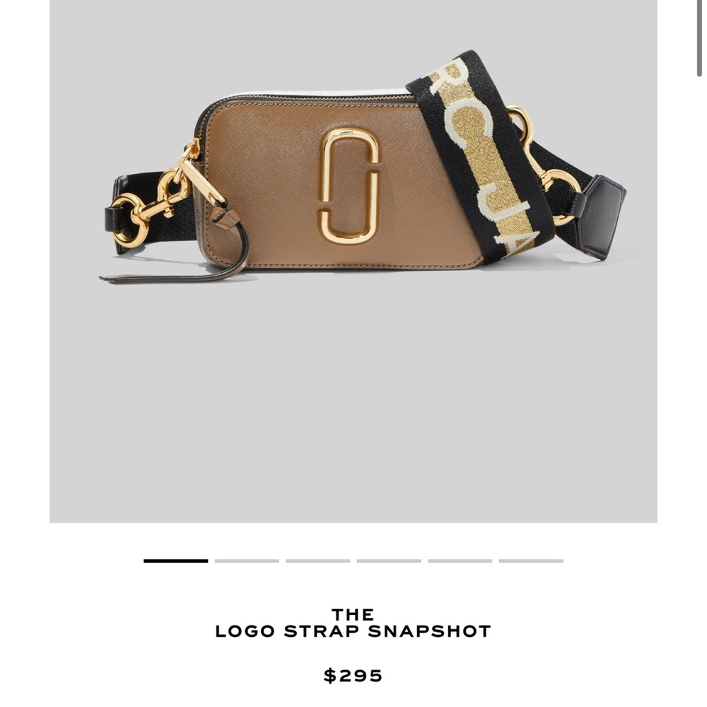 Marc Jacobs The Snapshot Bag in French Grey Multi